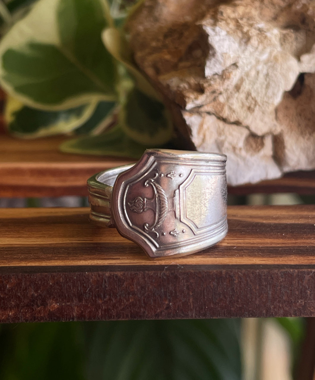 Genies Bottle Silverware Ring