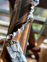 Load image into Gallery viewer, Blue Kyanite Macrame Necklace
