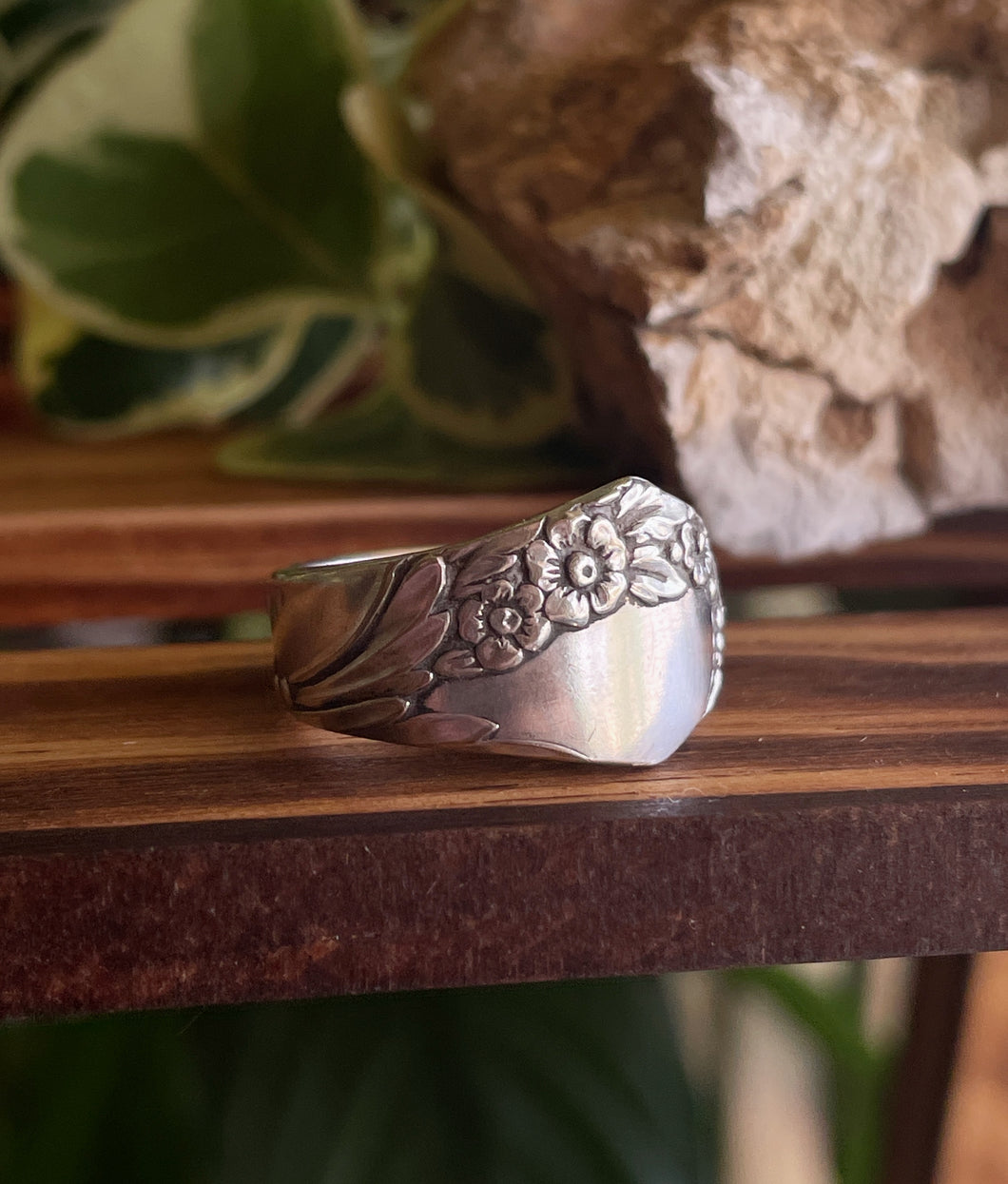 Flower Fields Silverware Ring