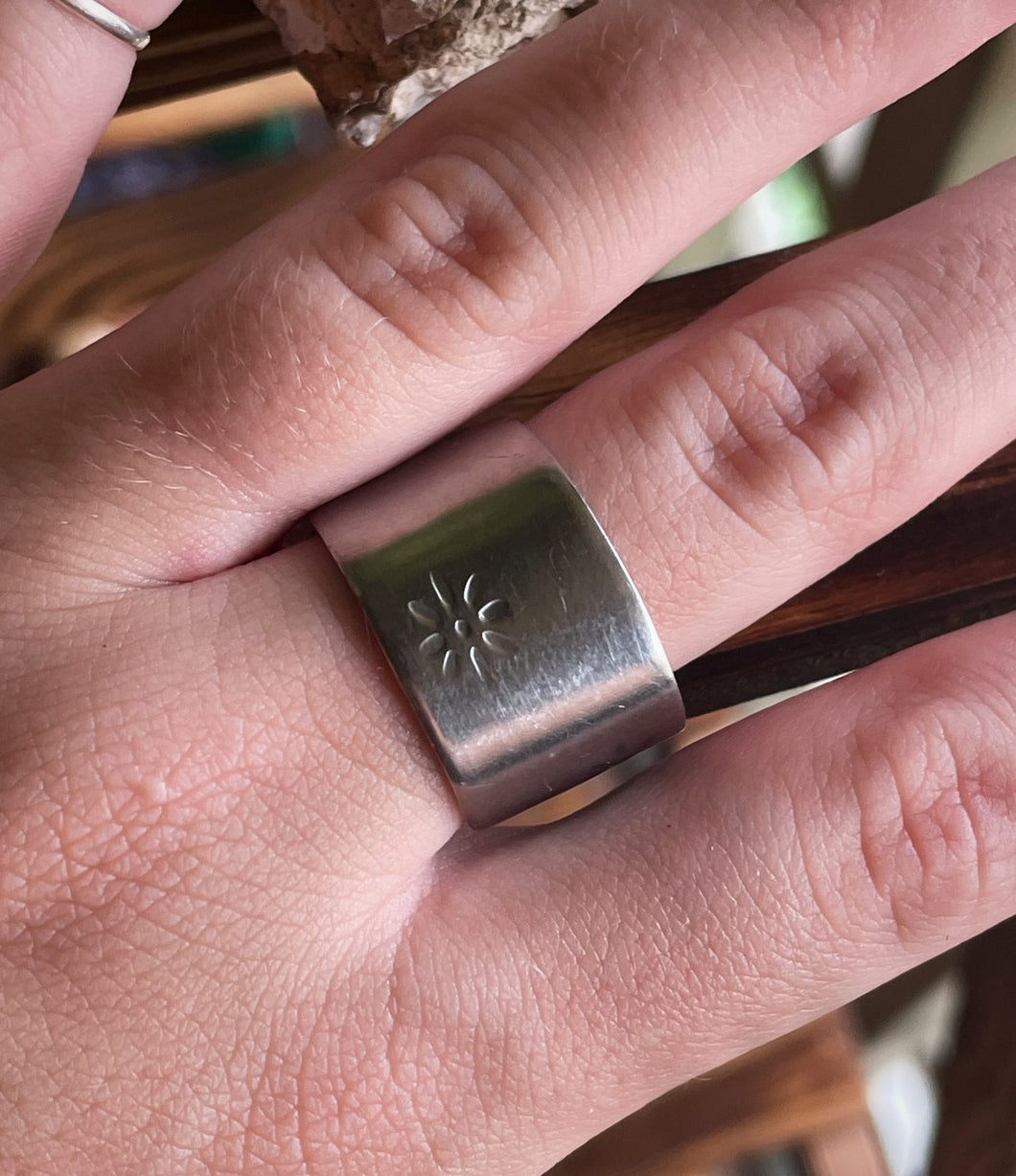 Star Silverware Ring