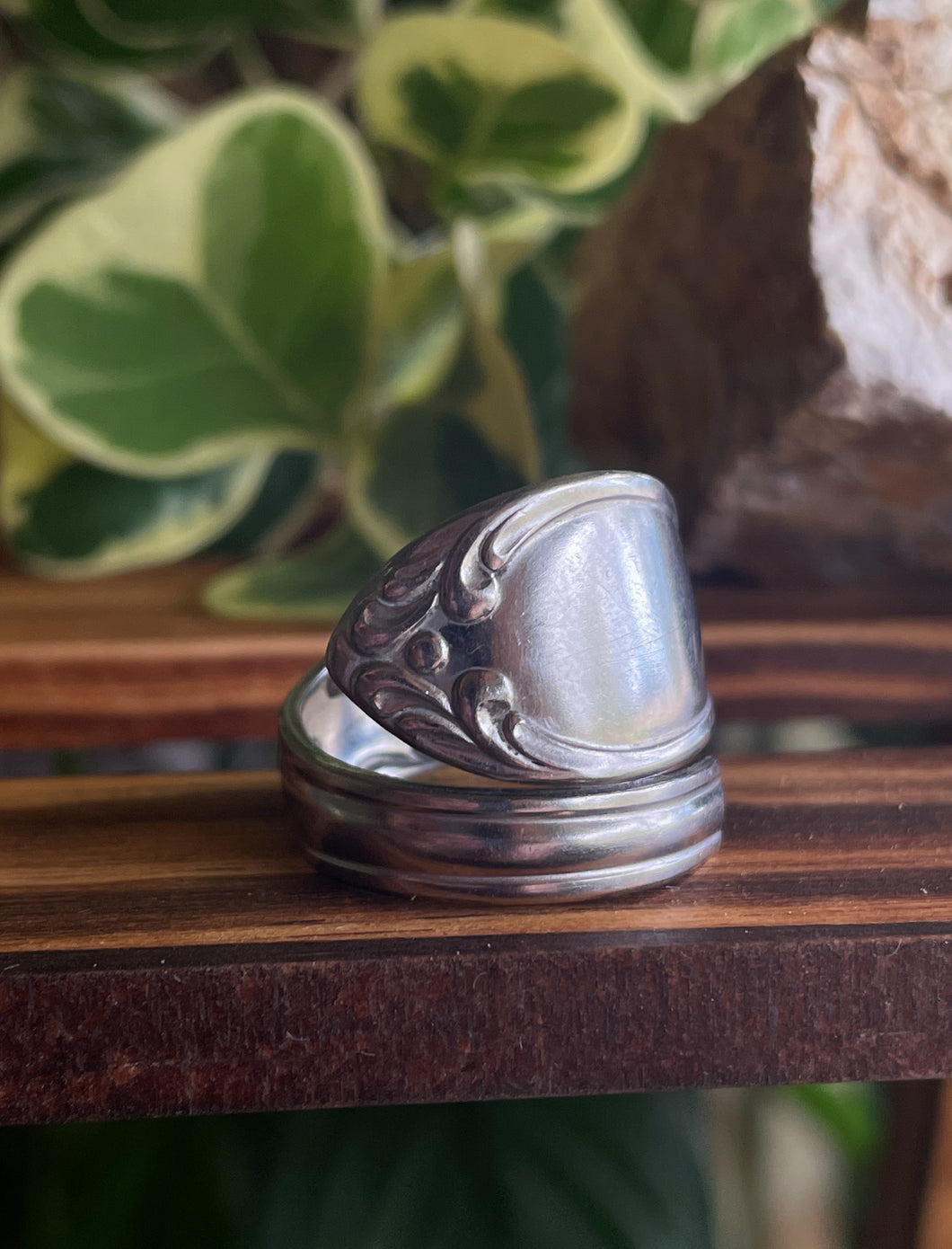 Swirly Simply Sweet Silverware Ring