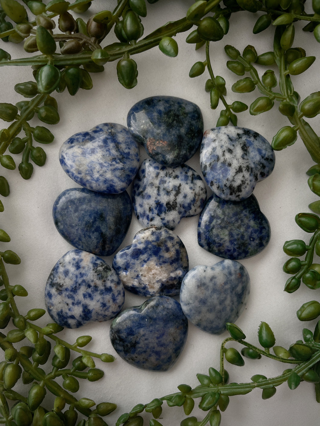 Mini Sodalite Hearts