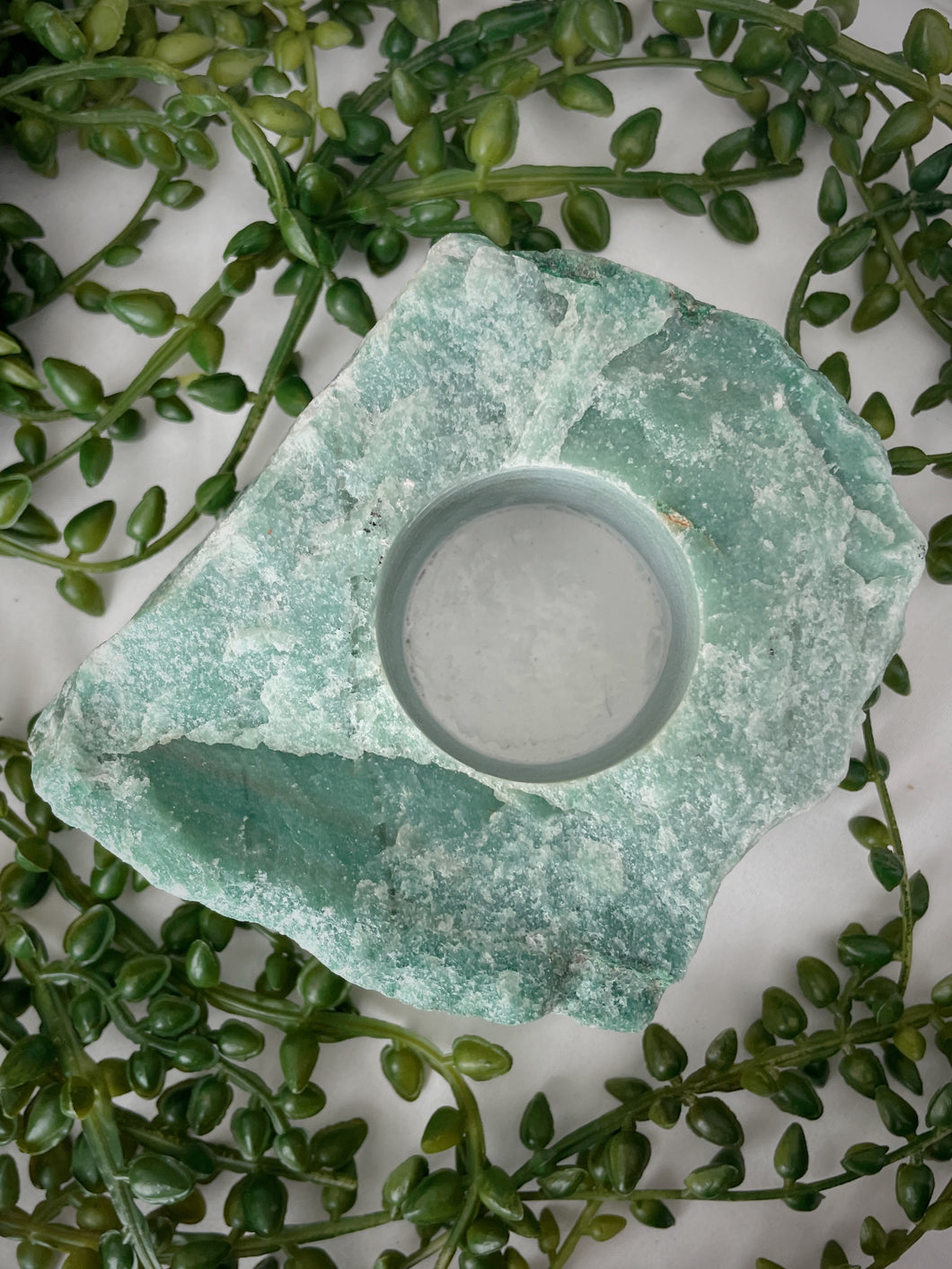 Green Aventurine Candle Holder