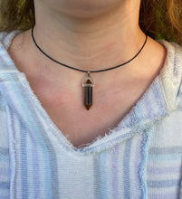 Load image into Gallery viewer, Tiger&#39;s Eye Point Necklace
