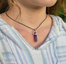 Load image into Gallery viewer, Amethyst Point Necklace
