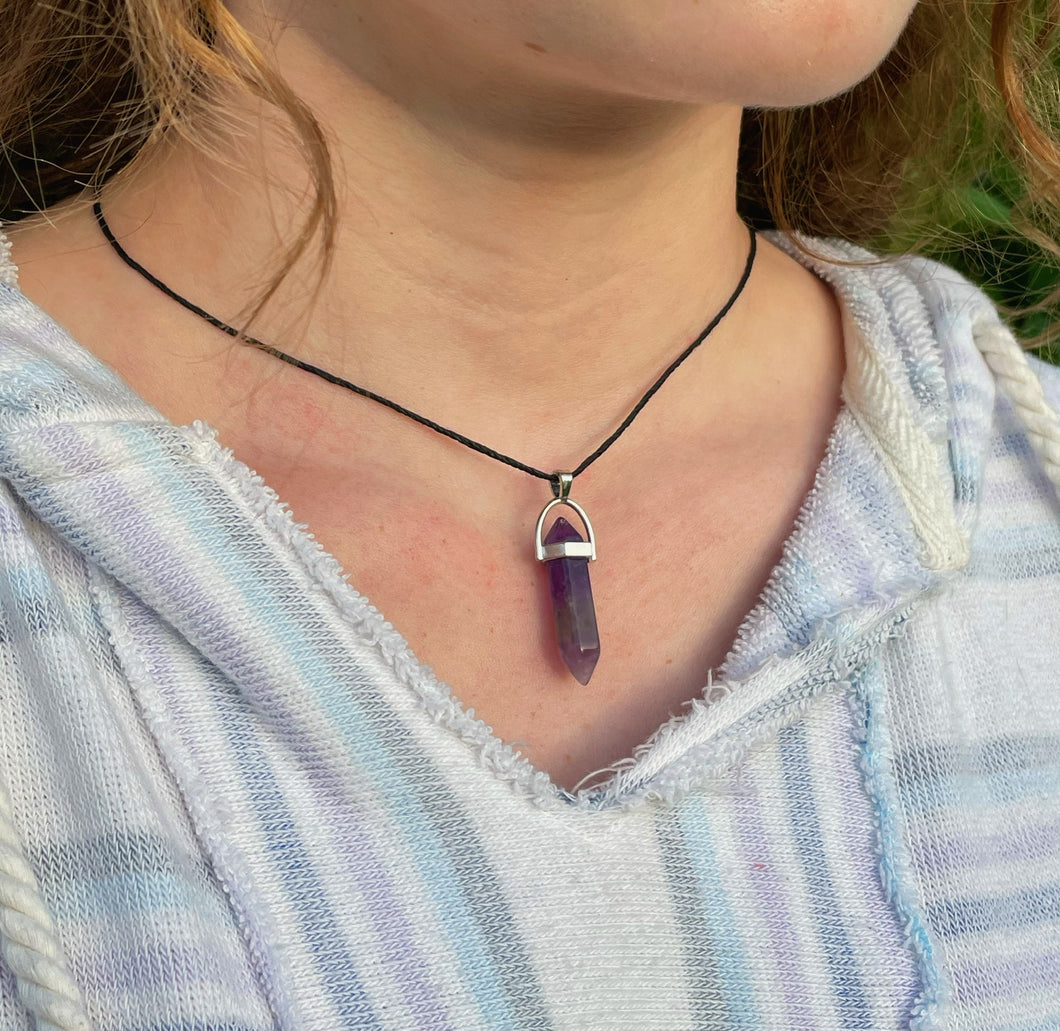 Amethyst Point Necklace